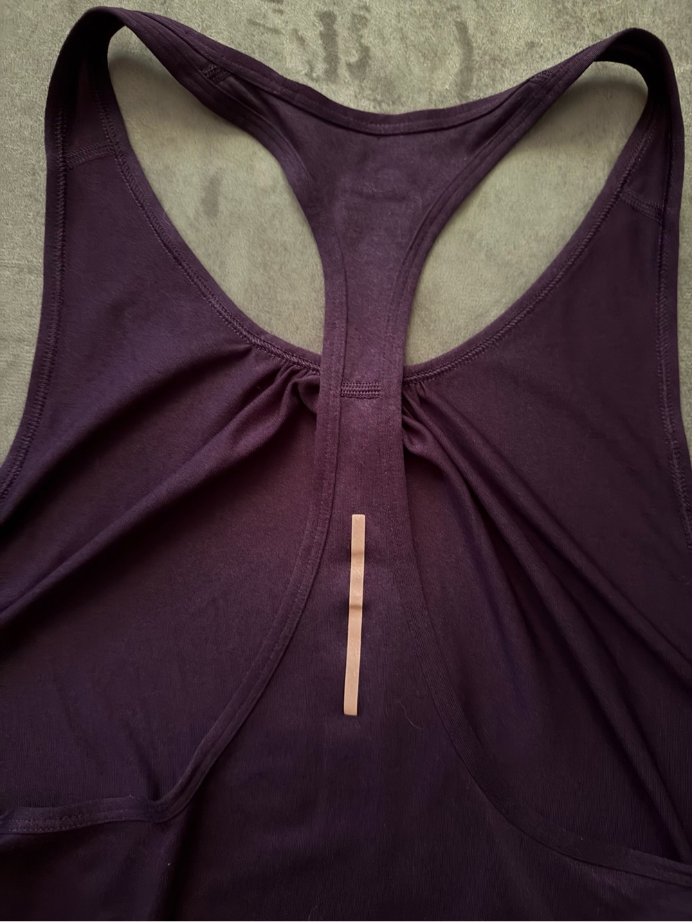 Nike Women's Dark Purple Dri-FIT Drawstring Tank - Picture 5 of 7